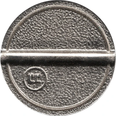 Blank Token (with 1 groove on each side; 24 mm) ND front