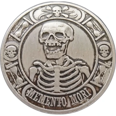 Bullion - 1 oz Silver; Memento Mori front