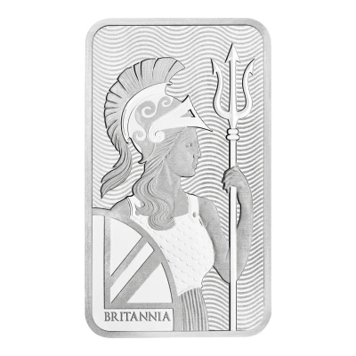 Bullion Bar - Britannia 100g Silver ND front