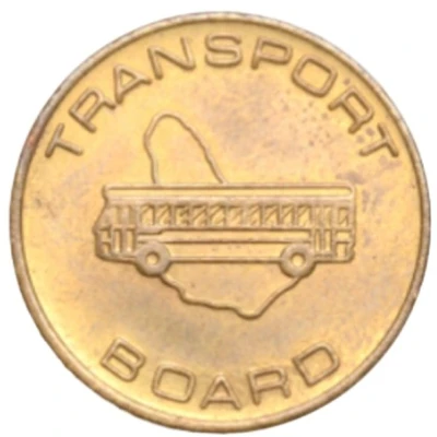 Bus Fare Token - Transport Board (Bridgetown, Saint Michael) ND front