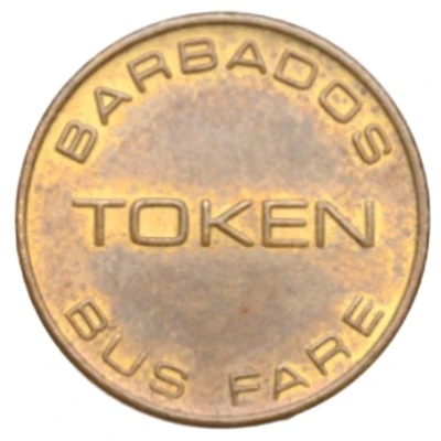 Bus Fare Token - Transport Board (Bridgetown, Saint Michael) ND back