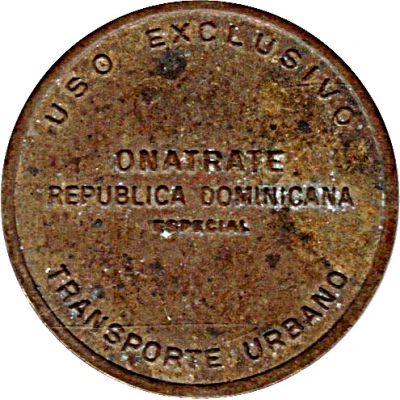 Bus Token - ONATRATE Santo Domingo ND front