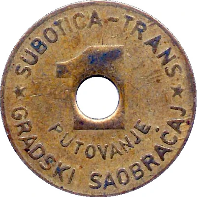 Bus Token - Subotica ND front