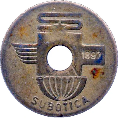 Bus Token - Subotica ND back