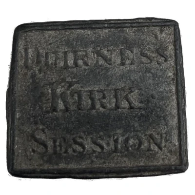 COMMUNION TOKEN Durness, Scottland front
