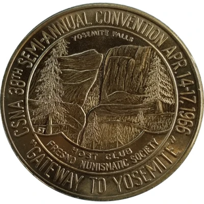 CSNA - California State Numismatic Association 38th Semi-Annual Convention California front