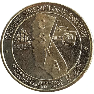 CSNA - California State Numismatic Association 41th Semi-Annual Convention Anaheim, California back
