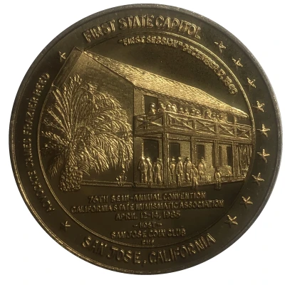 CSNA - California State Numismatic Association 76th Semi-Annual Convention San Jose, California front