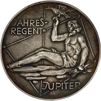 Calendar Medal 1966 Jahresregent Jupiter back