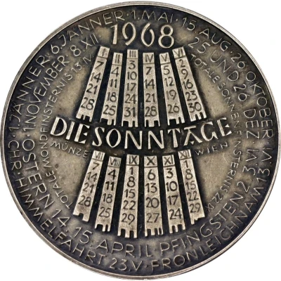 Calendar Medal front