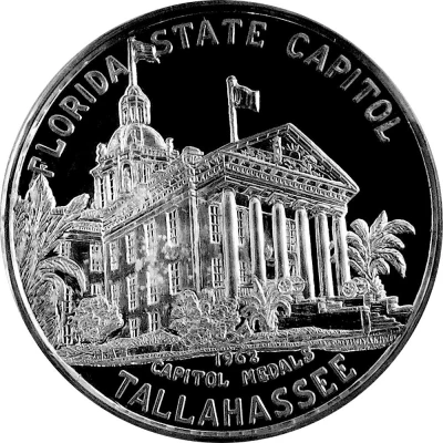 Capitol Medals Tallahassee, Florida front