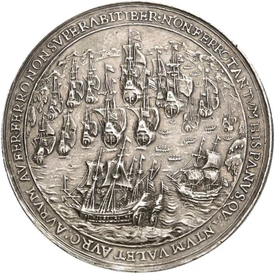 Capture of the Spanish Fleet by Dutch admiral Piet Heyn front