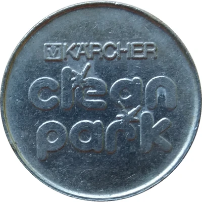 Car Wash Token - Kärcher Clean Park (Waschpark Bonifatius) ND back