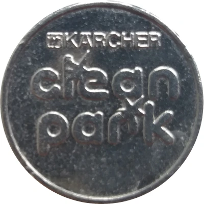 Car Wash Token - Kärcher Clean Park (Werkstatt Braun) ND back