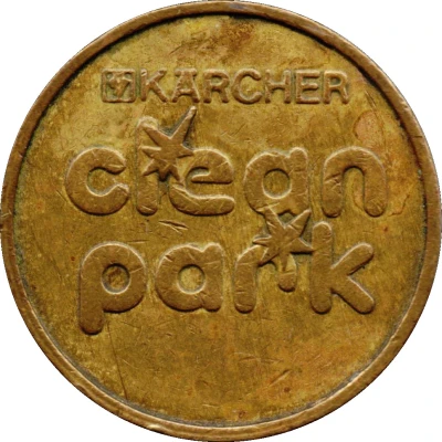 Car Wash Token - Kärcher Clean Park (Werkstatt Braun) ND back