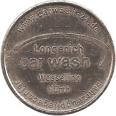 Car Wash Token - Longerich Wesseling Hürth ND back