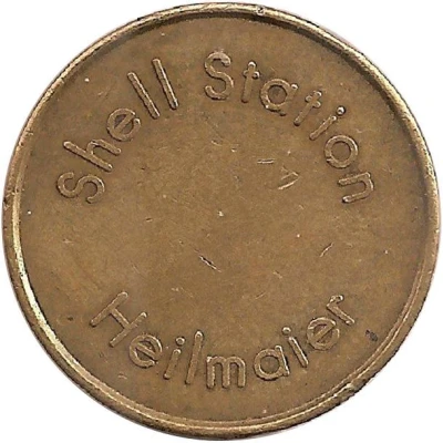 Car Wash Token Shell - Station Heilmaier Carfenkel (Dorfen) ND front