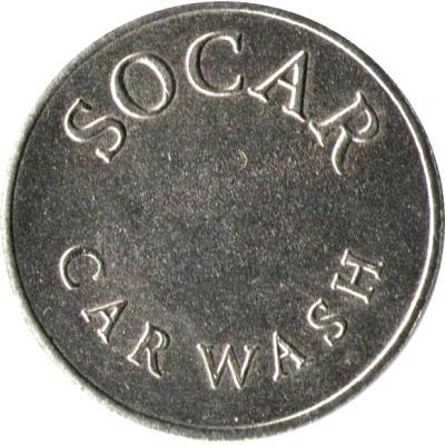 Car Wash Token - Socar ND front