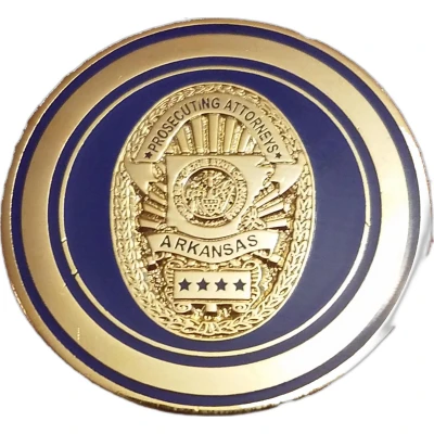 Challenge Coin - Arkansas Prosecuting Attorneys Association ND front