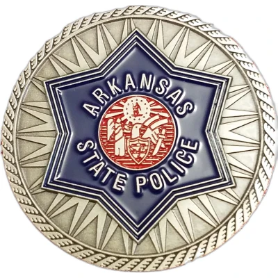 Challenge Coin - Arkansas State Police ND front