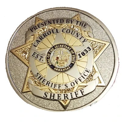 Challenge Coin - Carroll County Sheriff's Office (Arkansas) ND front