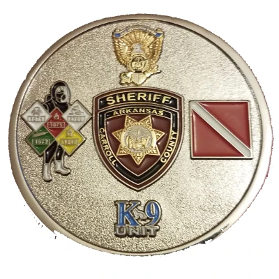 Challenge Coin - Carroll County Sheriff's Office (Arkansas) ND back