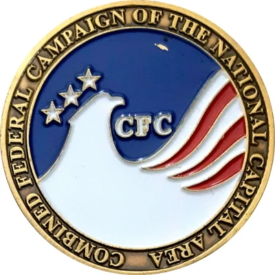 Challenge Coin - Combined Federal Campaign ND front