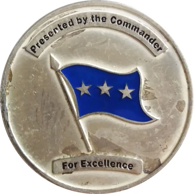 Challenge Coin - Headquarters Kosovo Force ND back