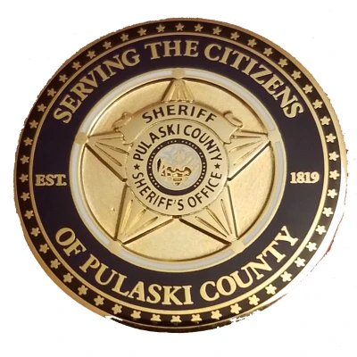 Challenge Coin - Pulaski County Sheriff's Office (Arkansas) ND back