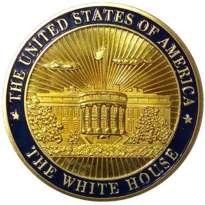 Challenge Coin - White House ND front