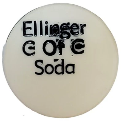 Chamber of Commerce - Ellinger Soda (Ellinger, Texas) ND back