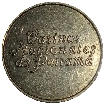 Chip/Token - Casinos Nacionales de Panamá ND back