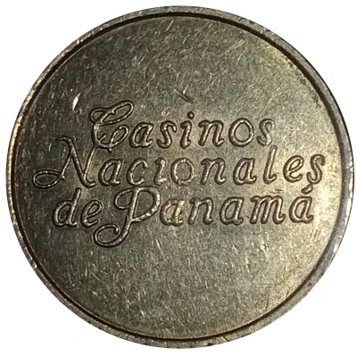 Chip/Token - Casinos Nacionales de Panamá ND back