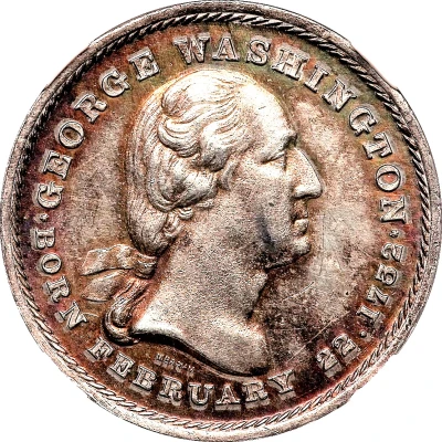 Civil War Dog Tag Token - Merriam George Washington ND front