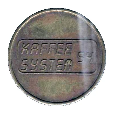 Coffee Automat Token - Kaffee System 54 ND front