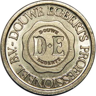 Coffee Machine Token - Douwe Egberts (Copper-nickel) ND front