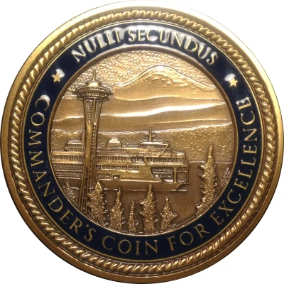 Commander's Coin - DLA Distribution (Puget Sound, Washington) ND back