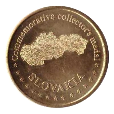 Commemorative Collector's Medal - Lomnický štít ND back