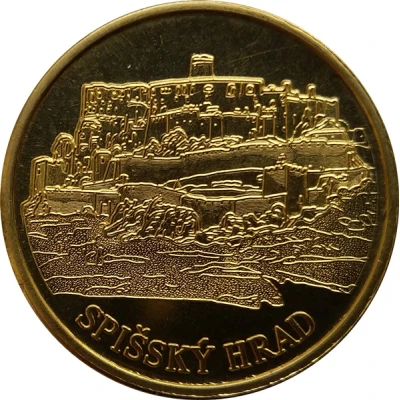 Commemorative Collector's Medal - Spišský Hrad ND front