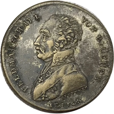 Counter Token - Feldmarschall Gebhard Leberecht von Blücher - Battle of Brienne War of the Sixth Coalition front