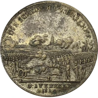 Counter Token - Feldmarschall Gebhard Leberecht von Blücher - Battle of Brienne War of the Sixth Coalition back