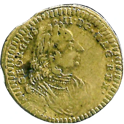 Counter Token - George II Rosenheim Rechenpfennig front