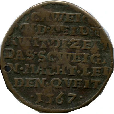 Counter Token - Johann Wilhelm Sachsen-Alt-Weimar front