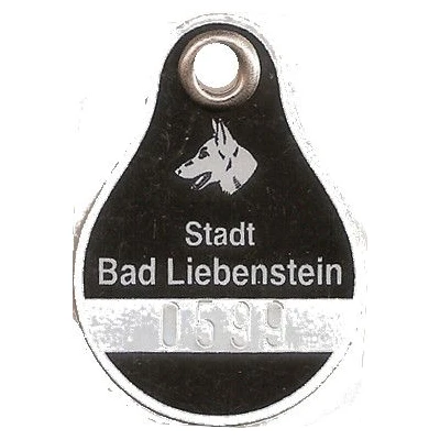Dog Tax Token Bad Liebenstein ND front