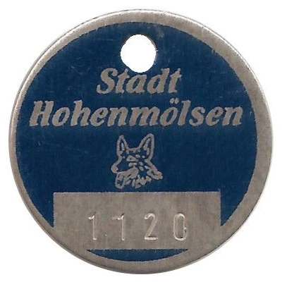 Dog Tax Token Hohenmölsen ND front