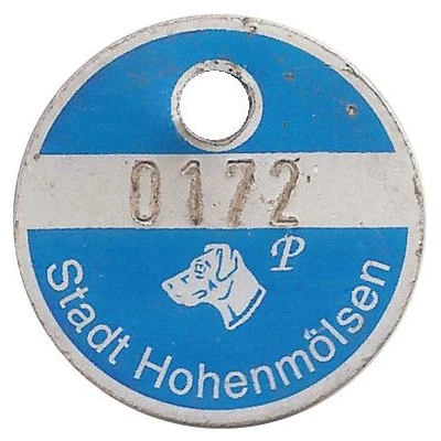 Dog Tax Token Hohenmölsen ND front