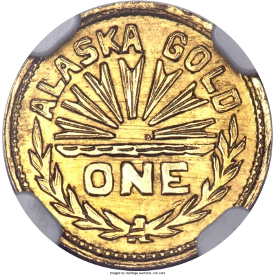 Dollar - Alaska Gold back