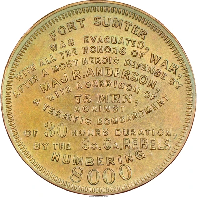 Dollar - Bombardment of Fort Sumter back