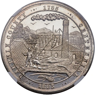 Dollar - Dauphin County Pennsylvania Centennial Medal front