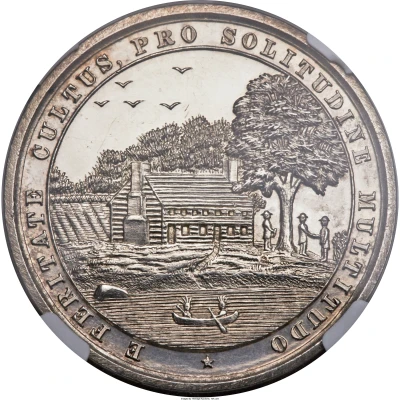 Dollar - Dauphin County Pennsylvania Centennial Medal back